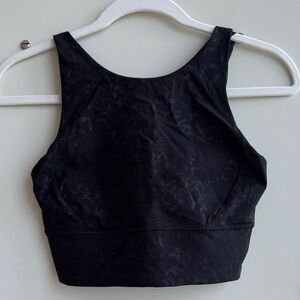 Lululemon/ Barry collaboration Black Sports Bra